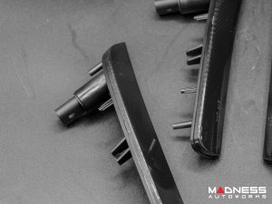 FIAT 500 Side Marker Upgrade Kit - set of 4 - Front+Rear - Halogen - Smoked